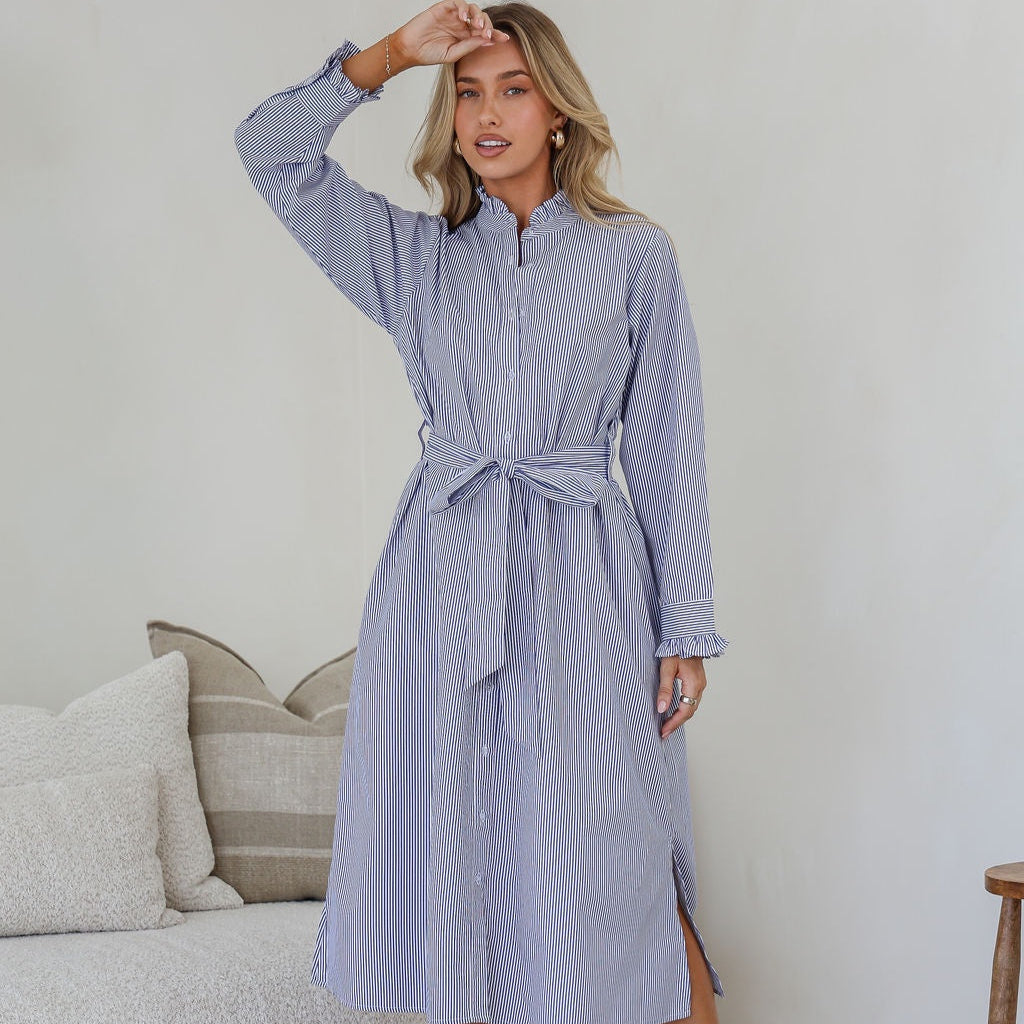 Frill Me  Stripe Dress