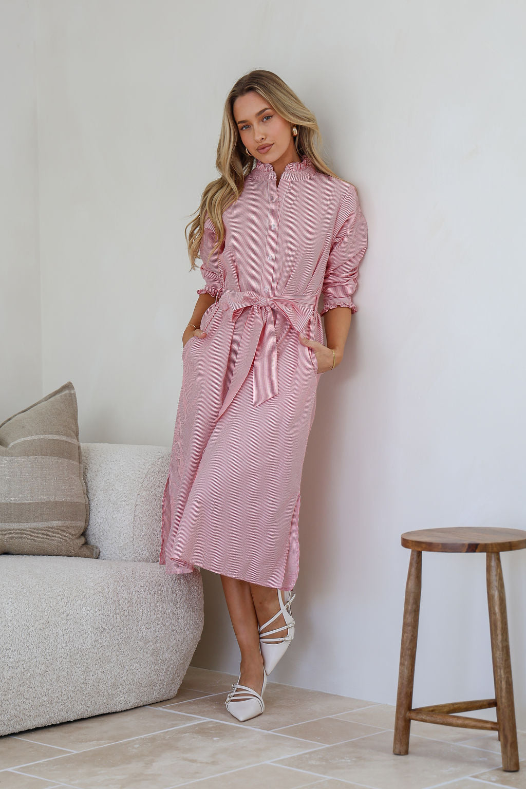 Frill Me  Stripe Dress