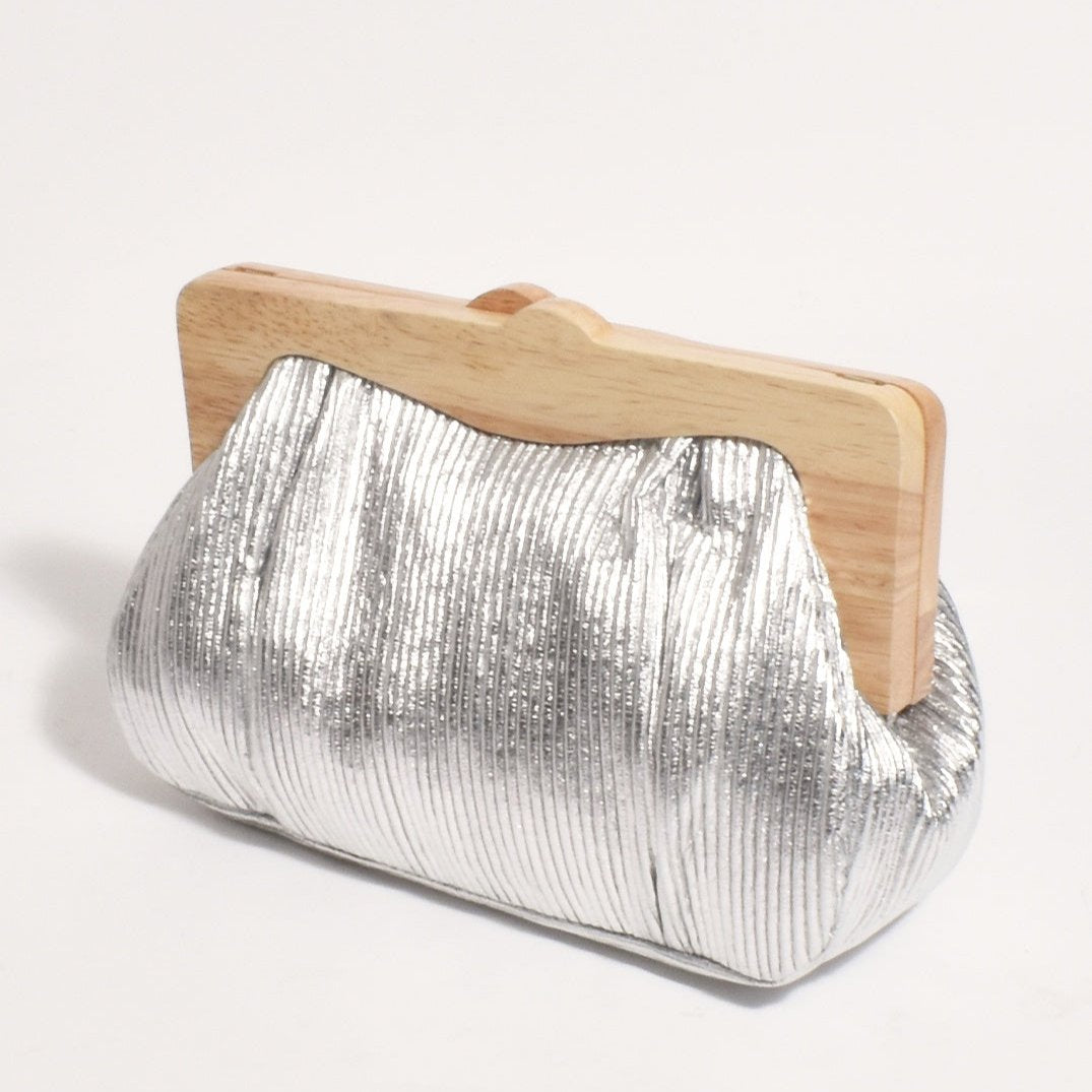 Mira Pleated Clutch