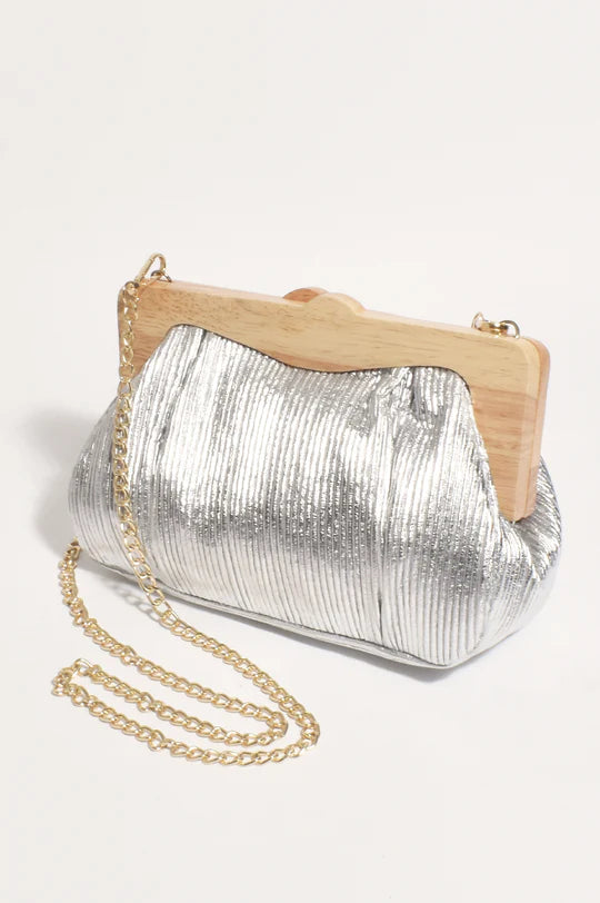 Mira Pleated Clutch