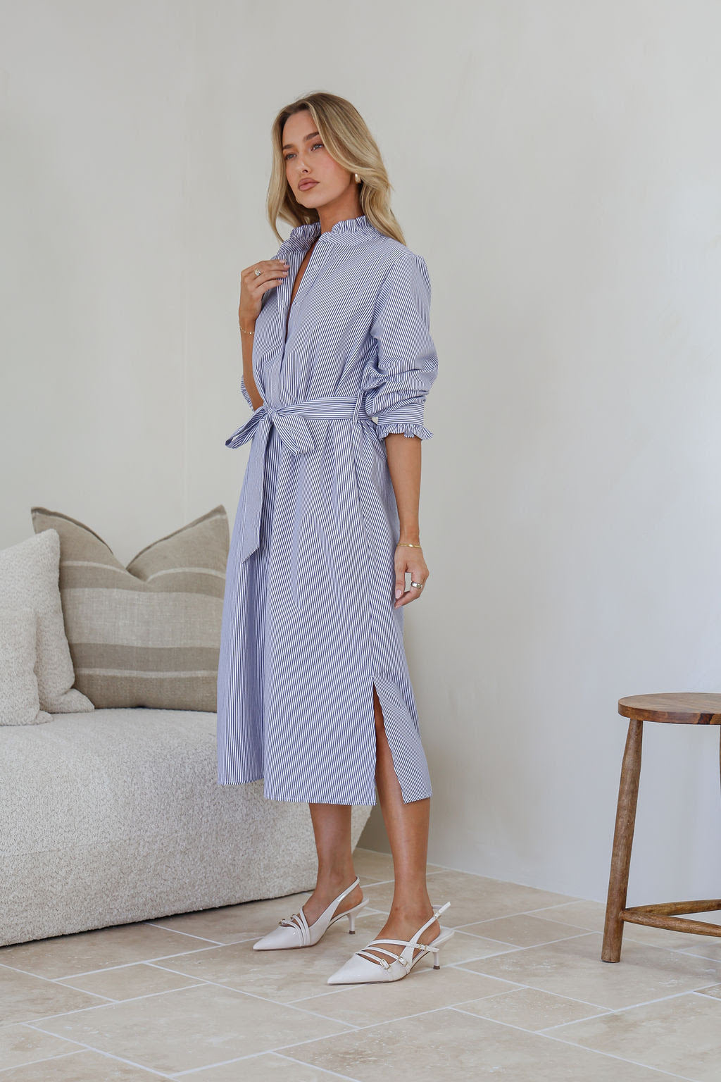 Frill Me  Stripe Dress