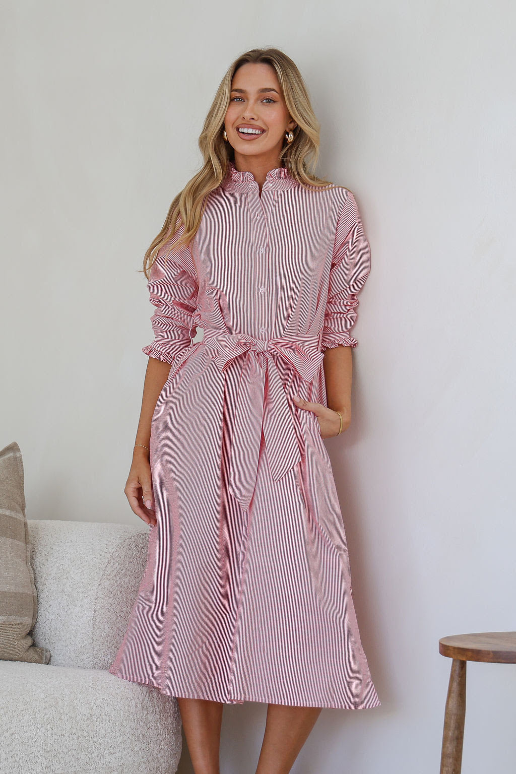 Frill Me  Stripe Dress