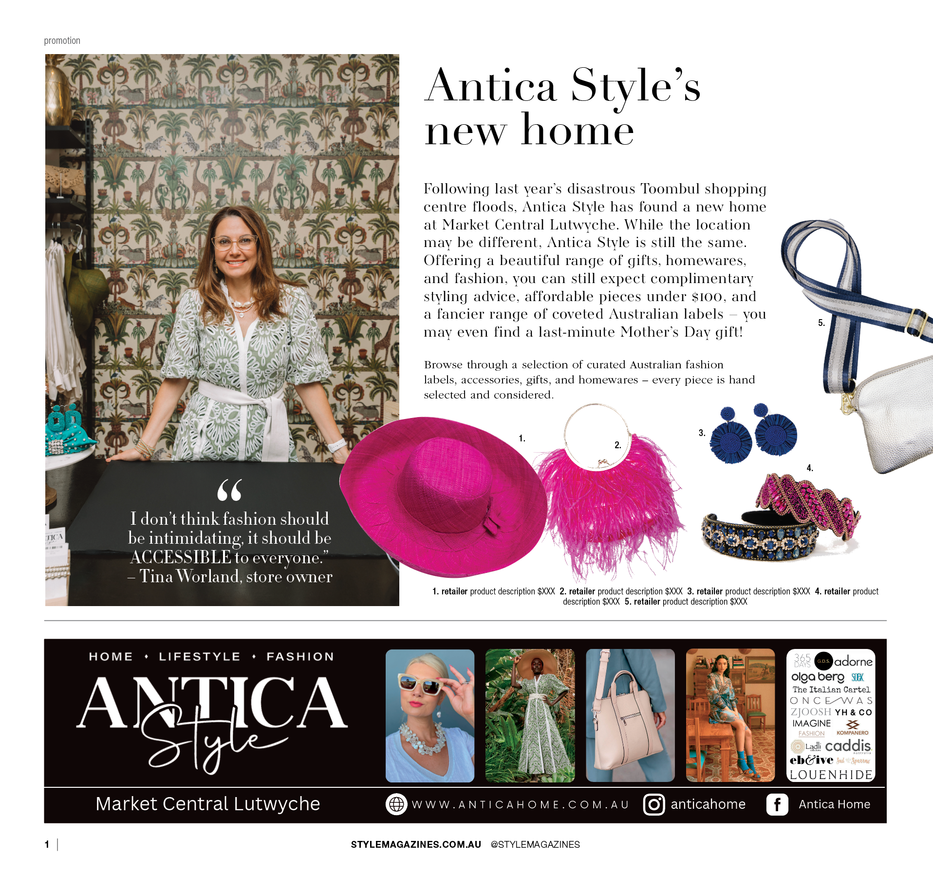 Antica Style's new home - Style Magazine March 2023