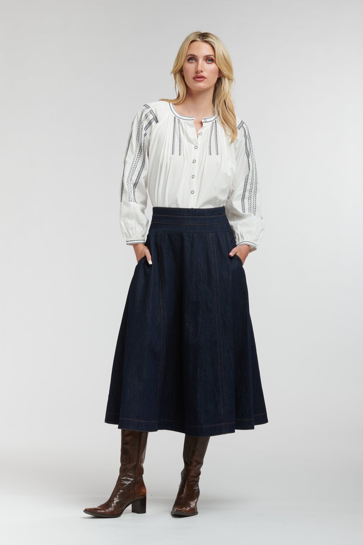 Dakota Denim Skirt