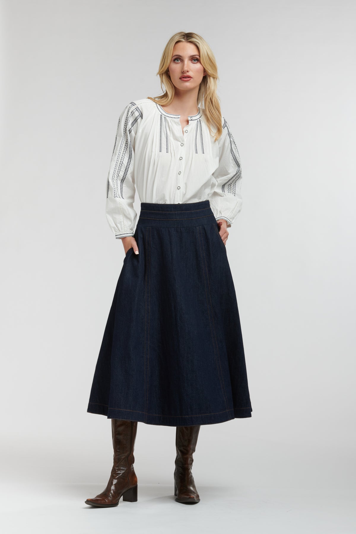 Dakota Denim Skirt