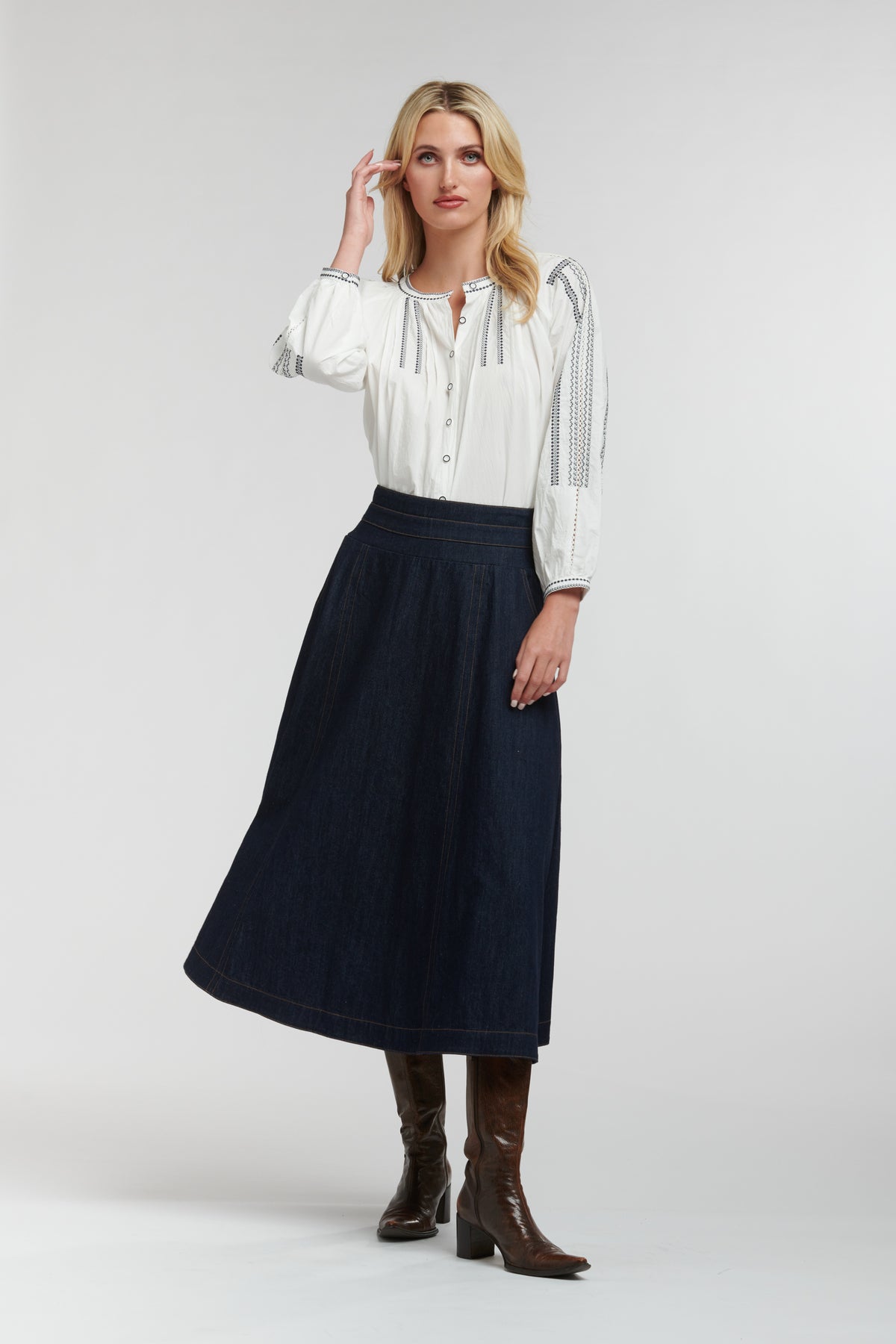 Dakota Denim Skirt
