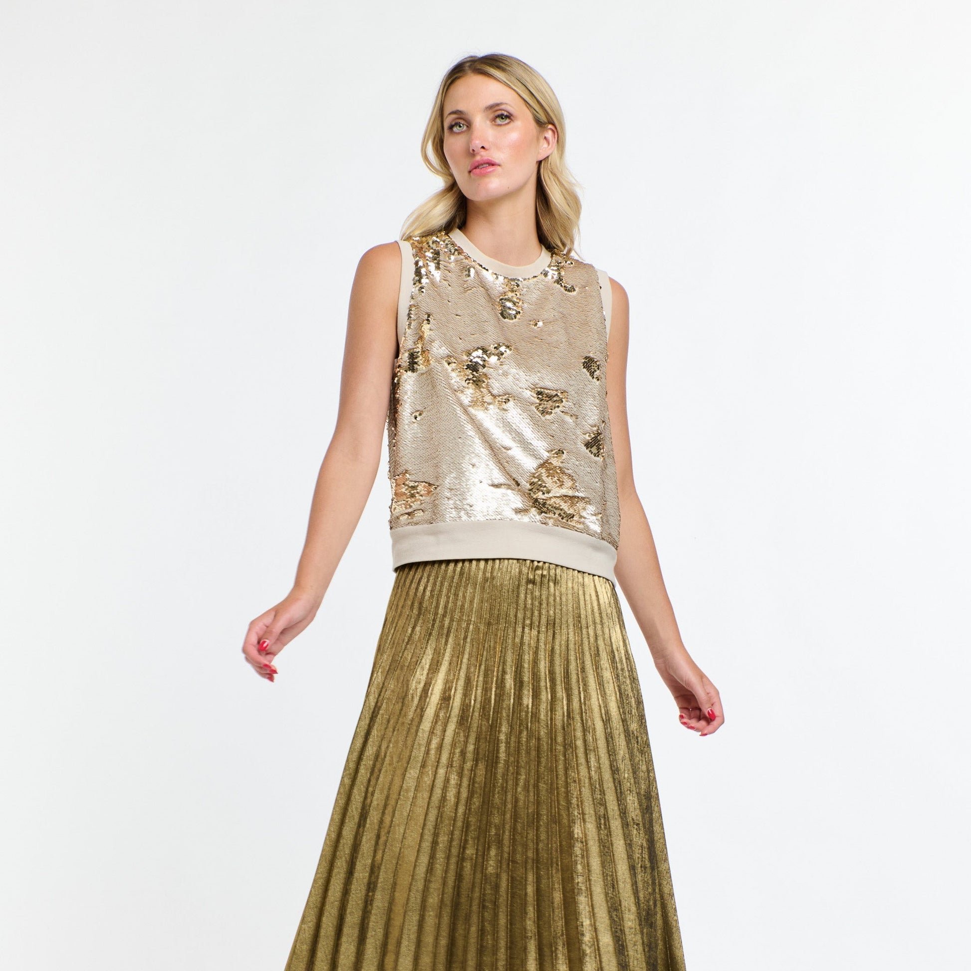 Lia Metallic Skirt