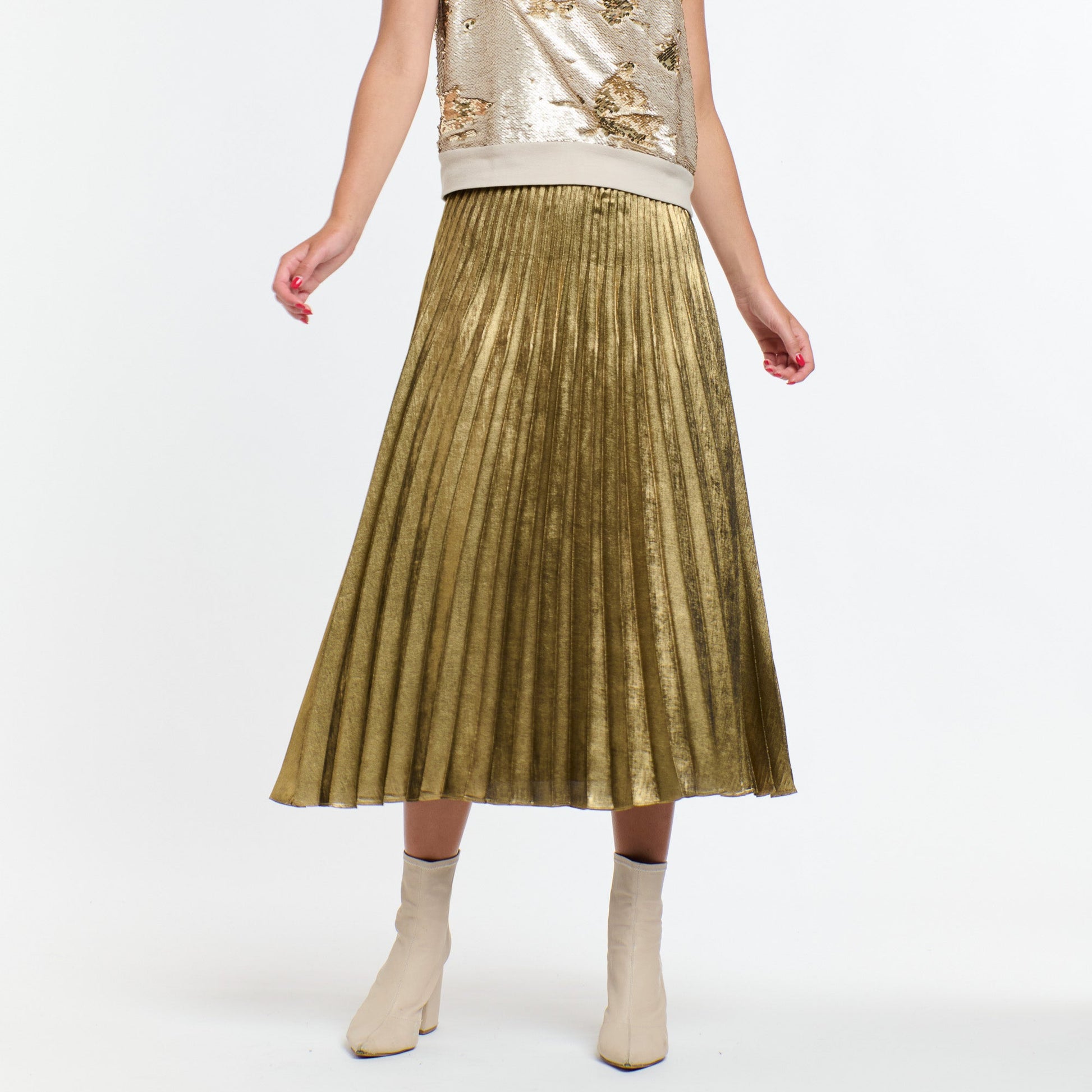 Lia Metallic Skirt