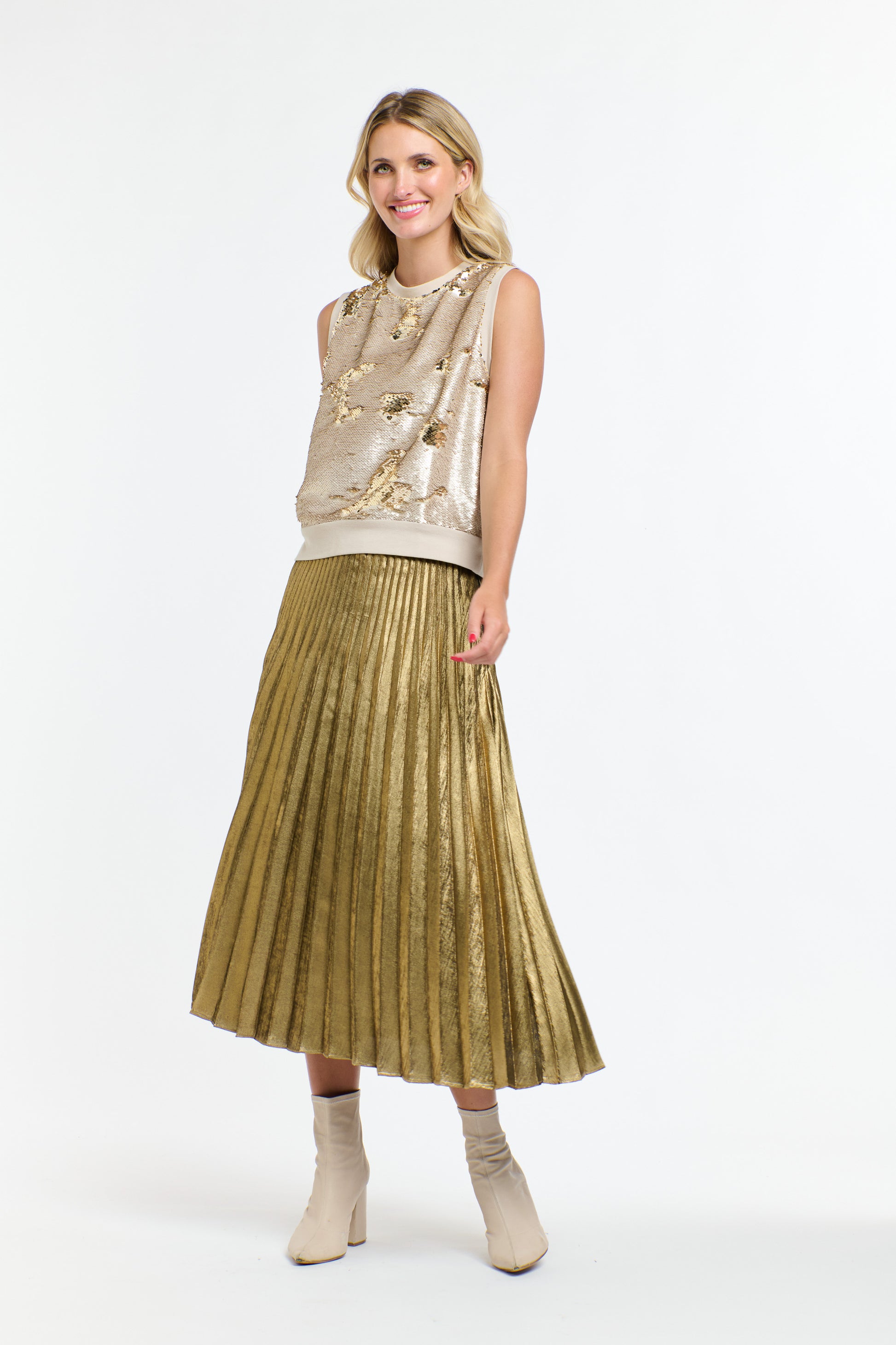 Lia Metallic Skirt