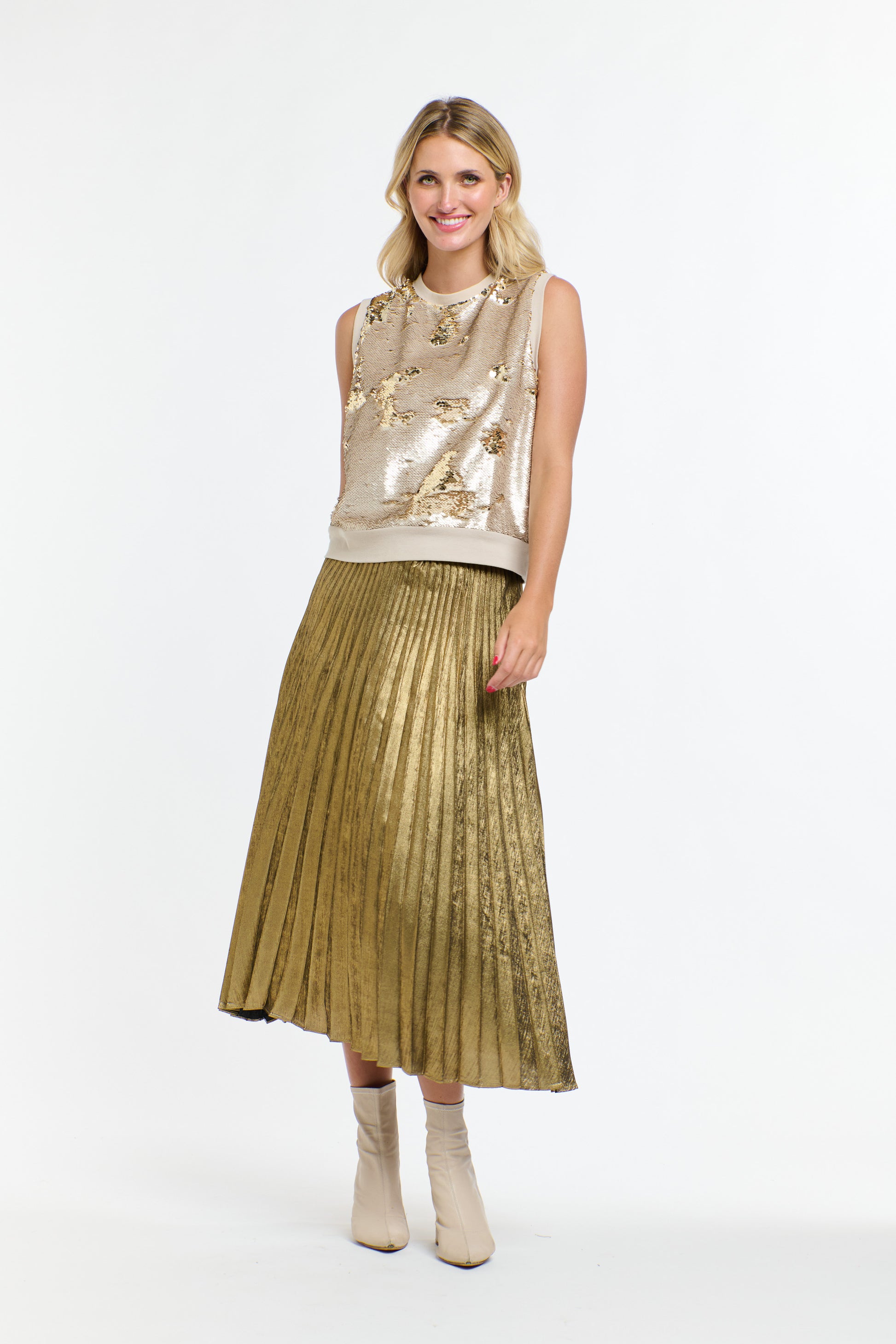 Lia Metallic Skirt