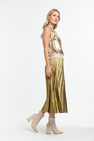 Lia Metallic Skirt