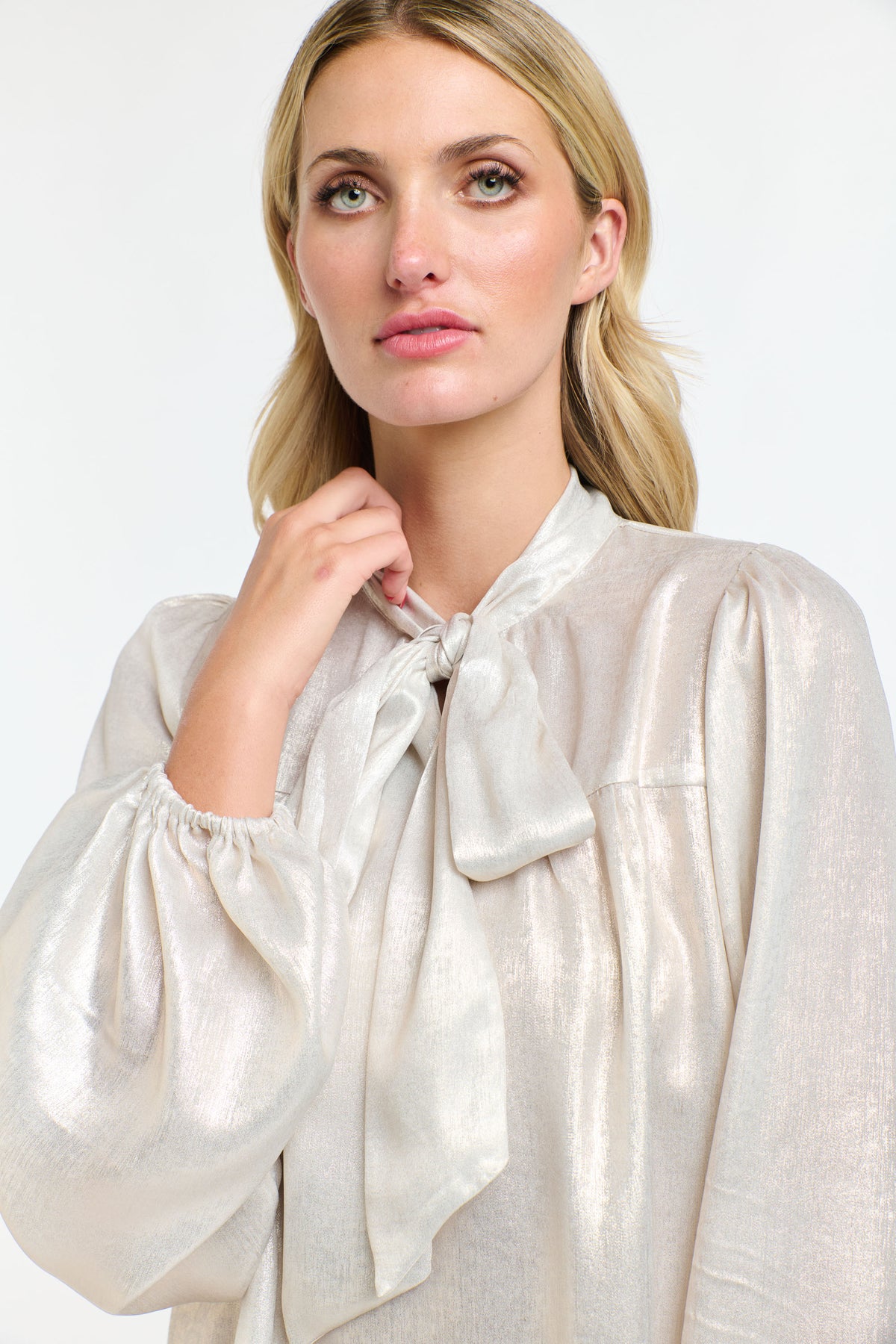 Portia Pussy Bow Top