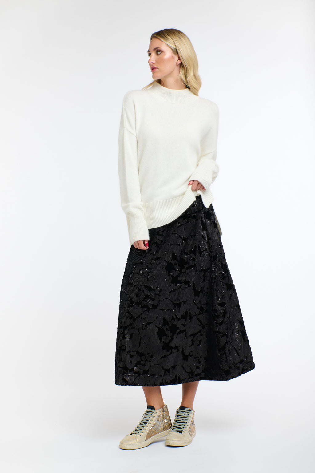 Stockholm Sequin Skirt