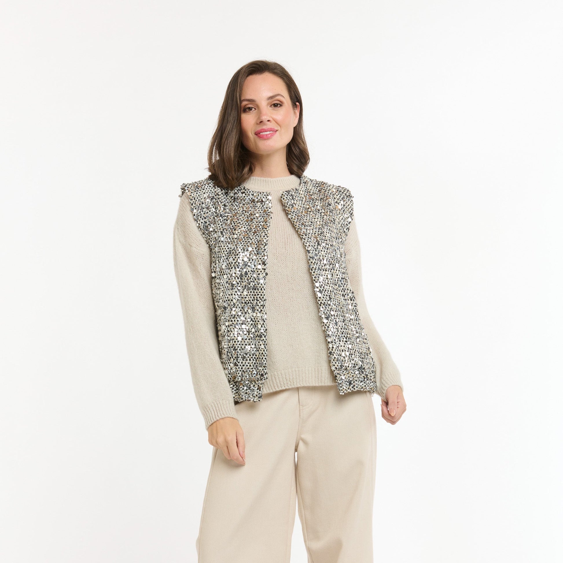 Paris Sequin Gilet