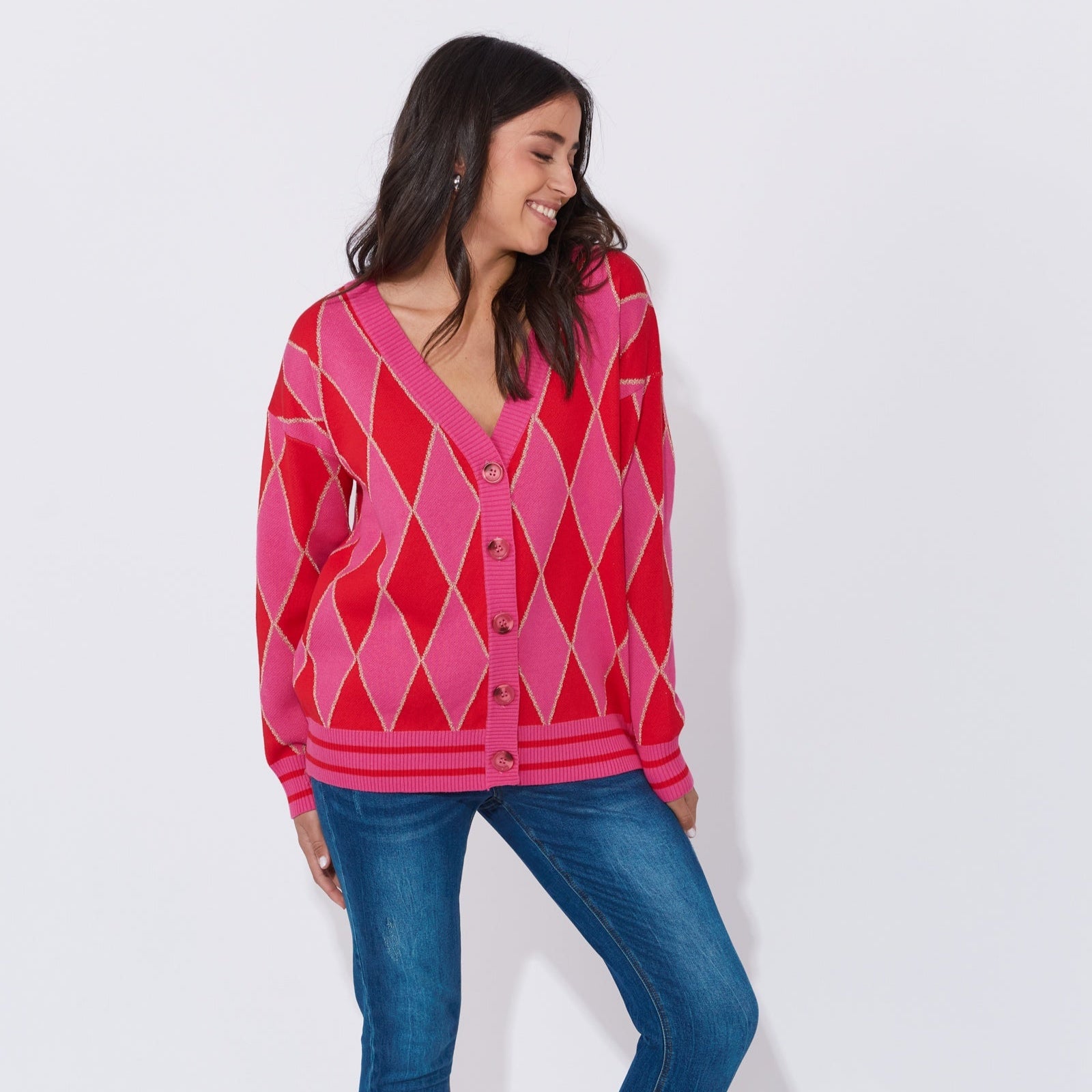 Casablanca Lurex Cardi
