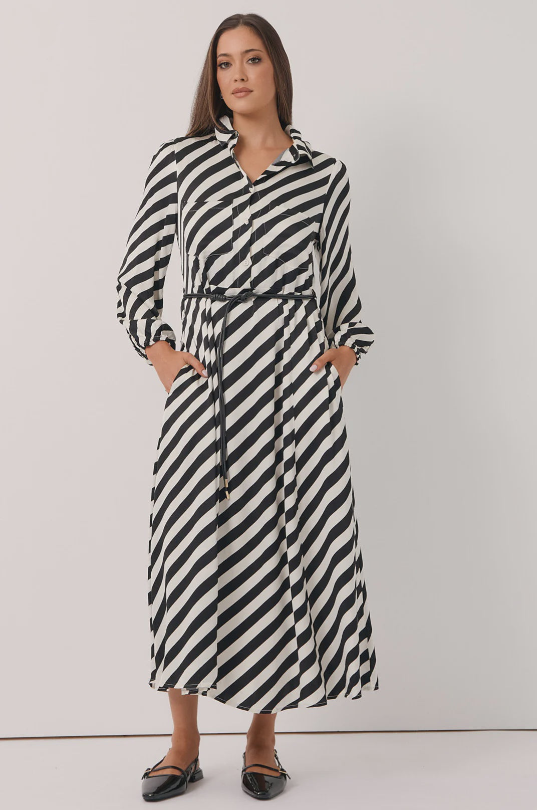 Stephanie Striped Dress