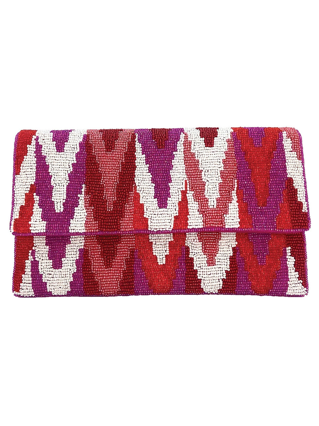 Aztec Beaded Clutch