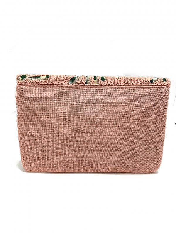 Sunset Beaded Clutch