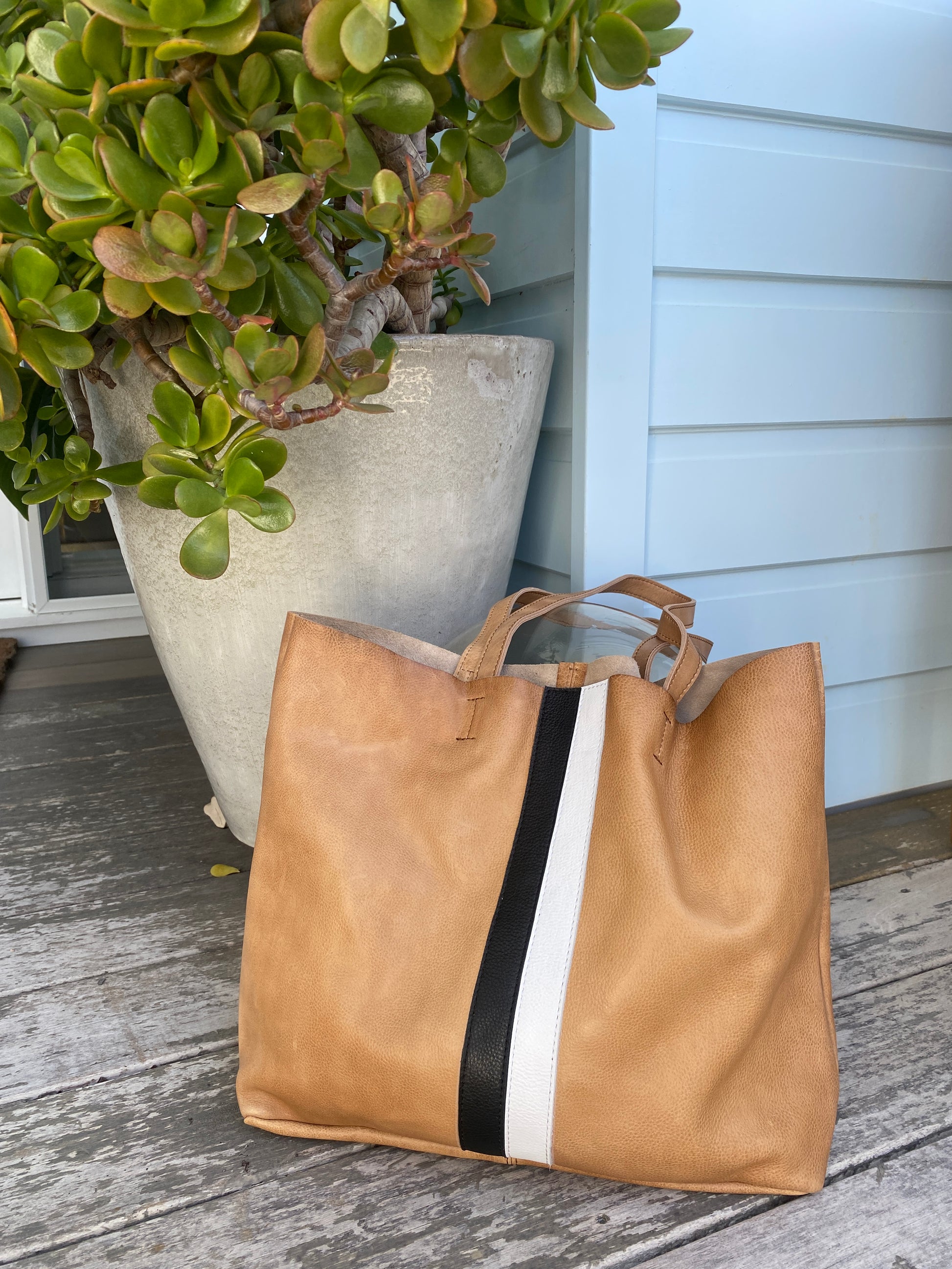 Racer Stripe Tote