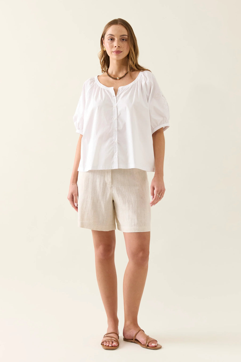 Nilsa Cutwork Top