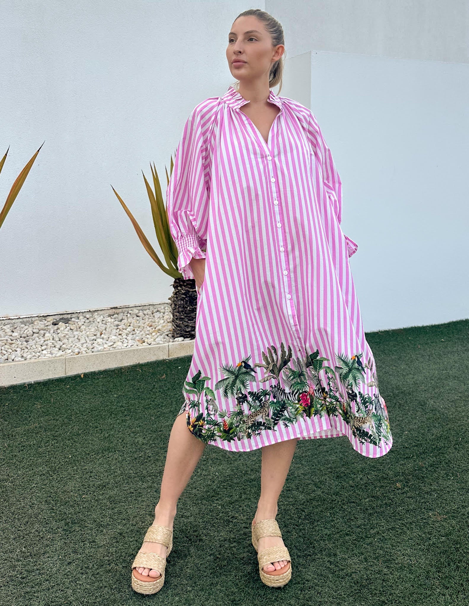 Striped Jungle Dress
