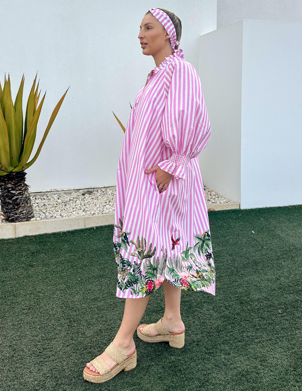 Striped Jungle Dress