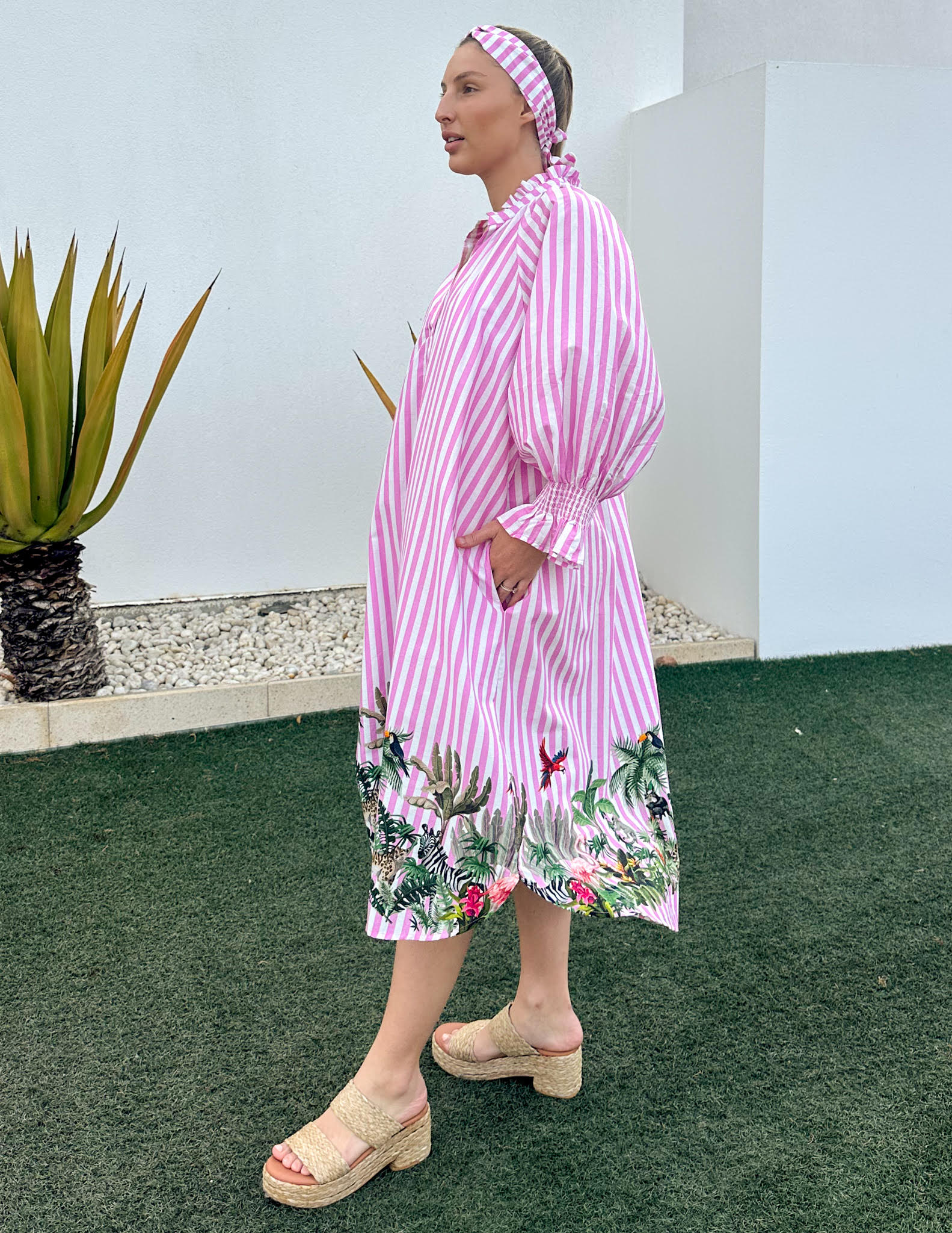 Striped Jungle Dress