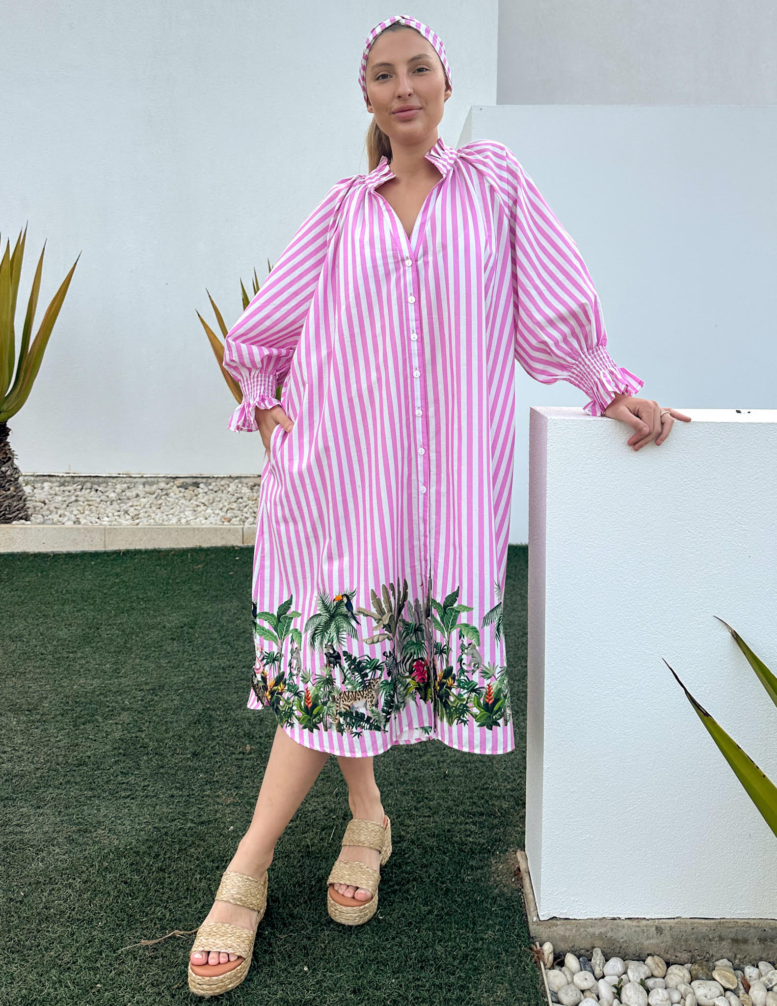 Striped Jungle Dress