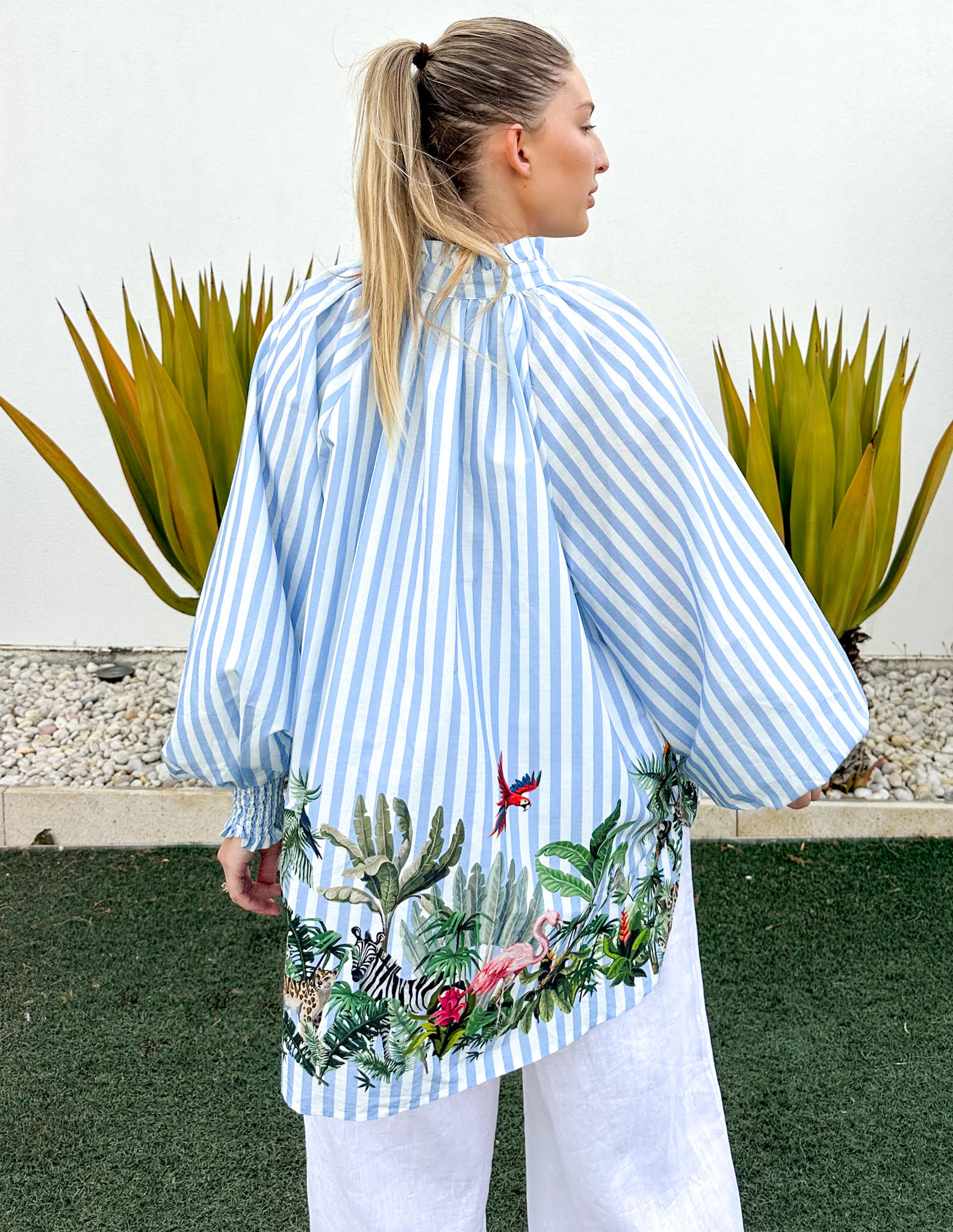 Striped Jungle Top