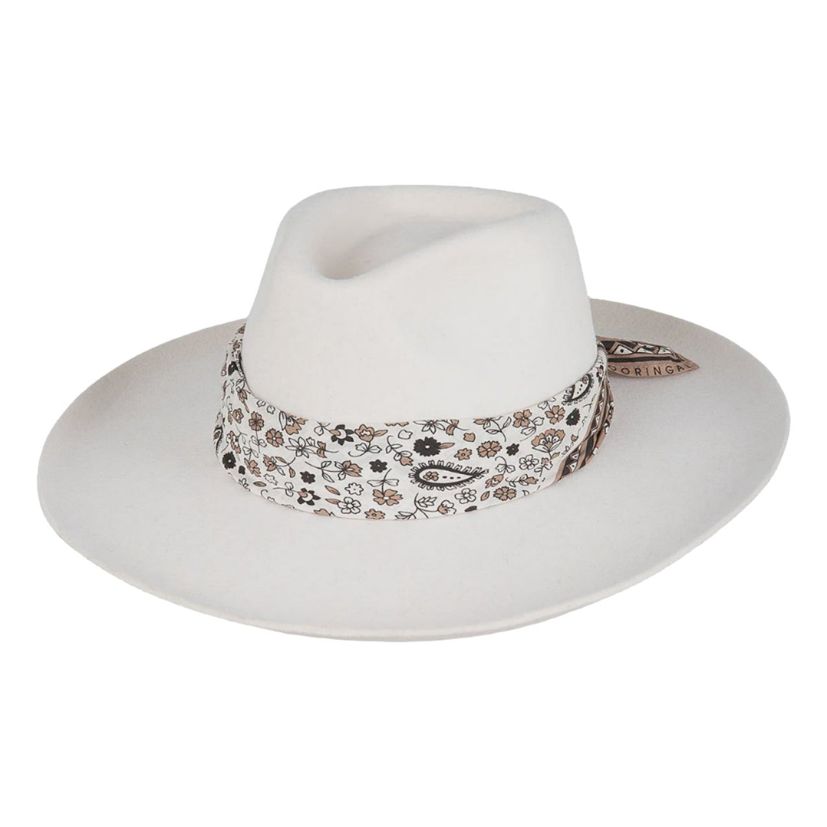 Goulburn Wide Brim - White M