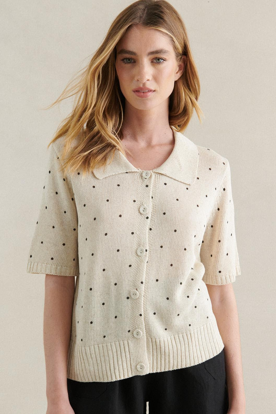 Maria Button  Top