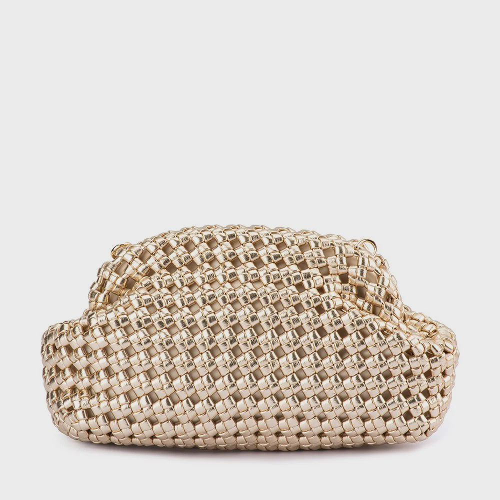 Everly Hand Woven Clutch