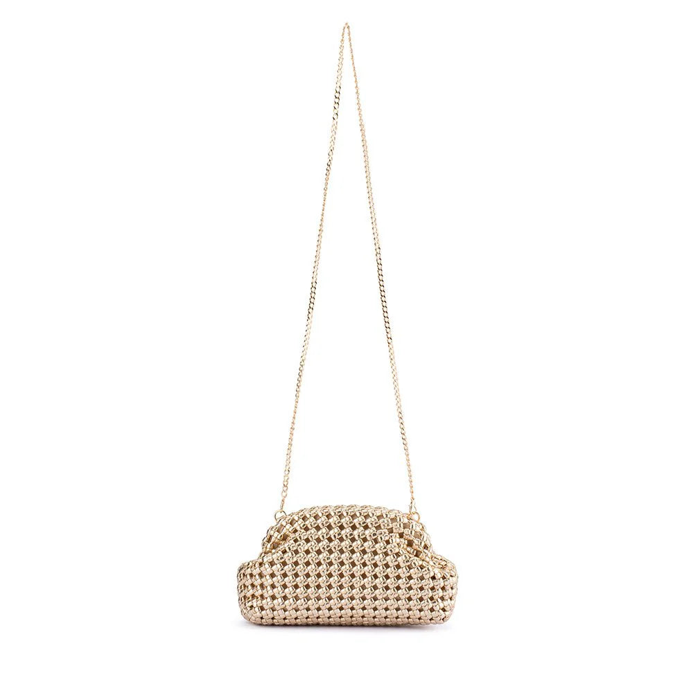 Everly Hand Woven Clutch