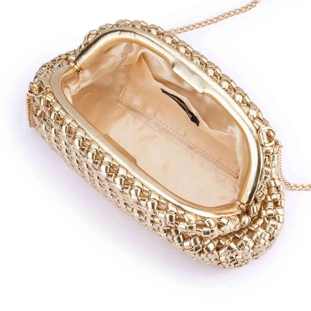 Everly Hand Woven Clutch