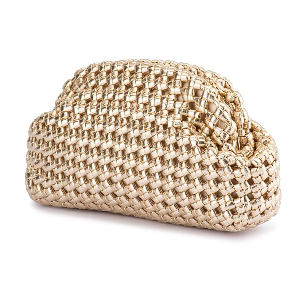 Everly Hand Woven Clutch