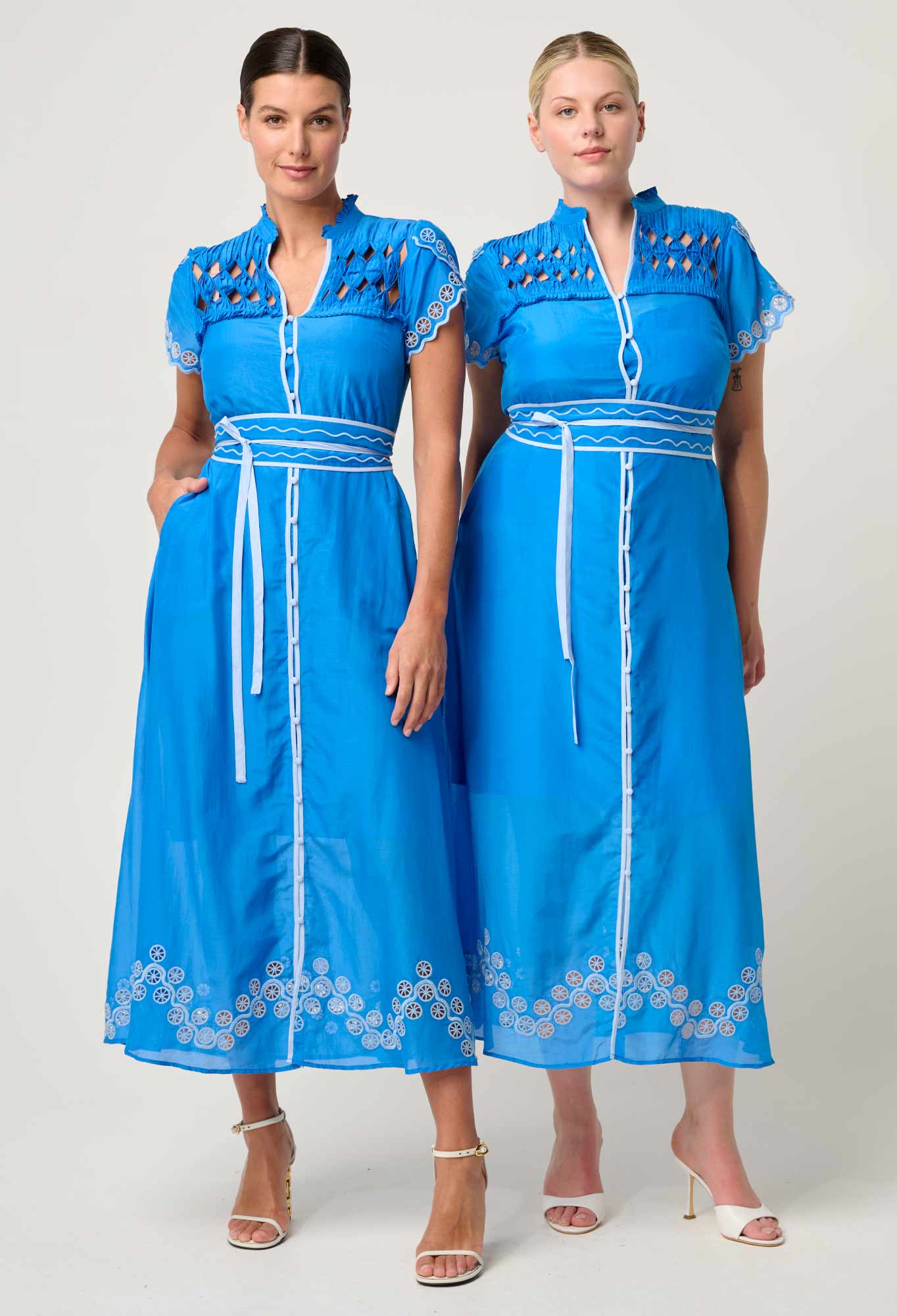 Xanthia Blue Topaz Dress