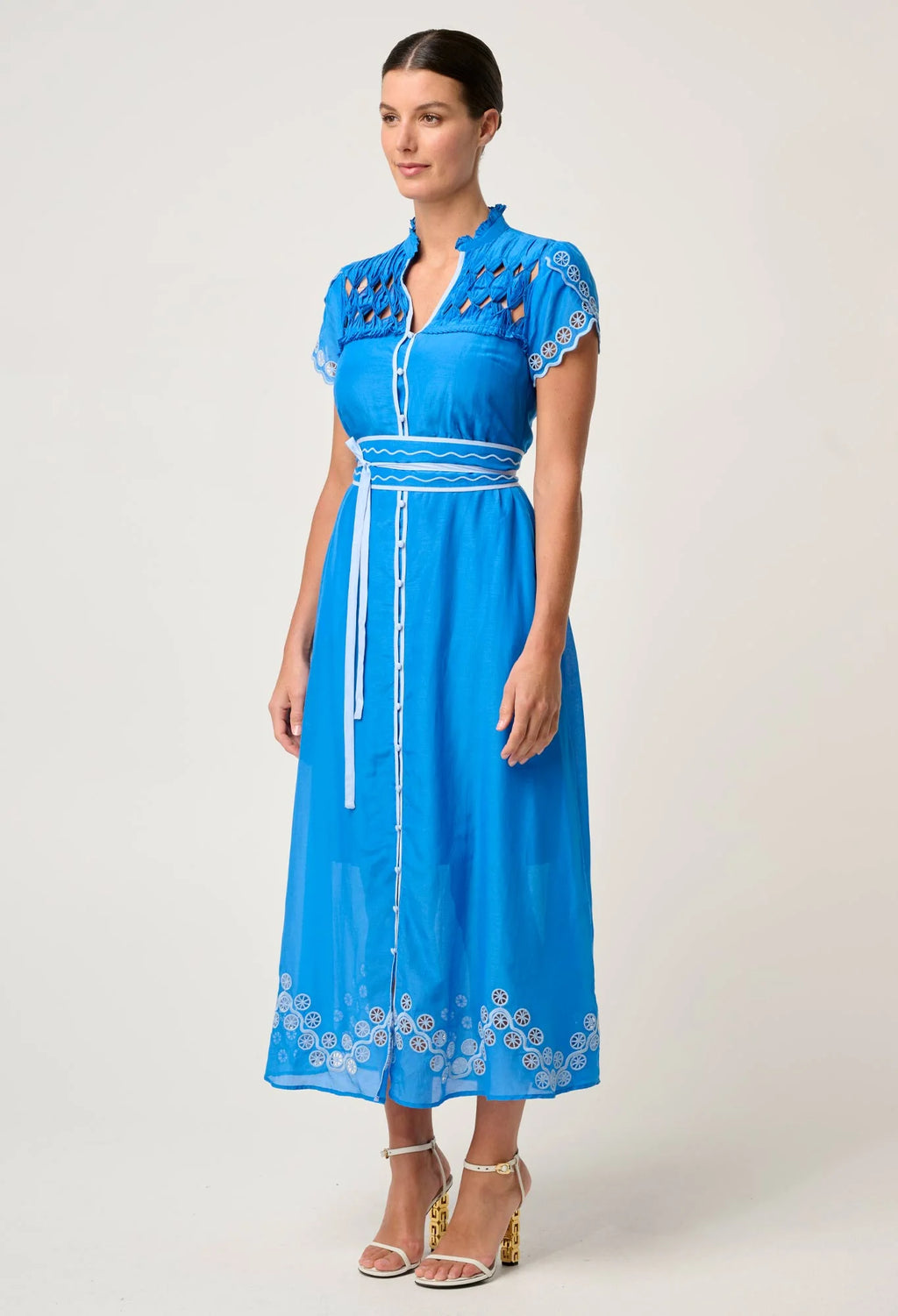 Xanthia Blue Topaz Dress