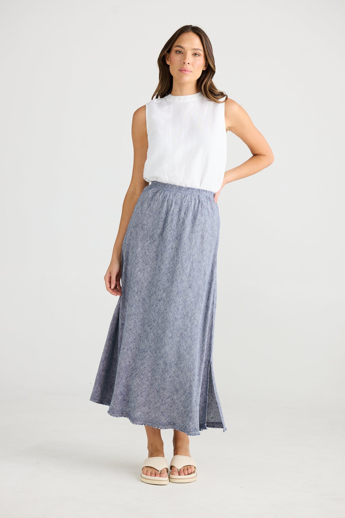 Sicily Linen Skirt