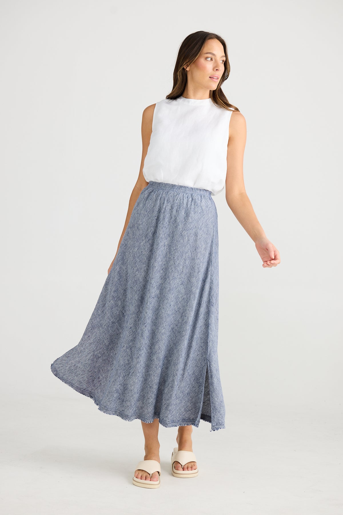 Sicily Linen Skirt