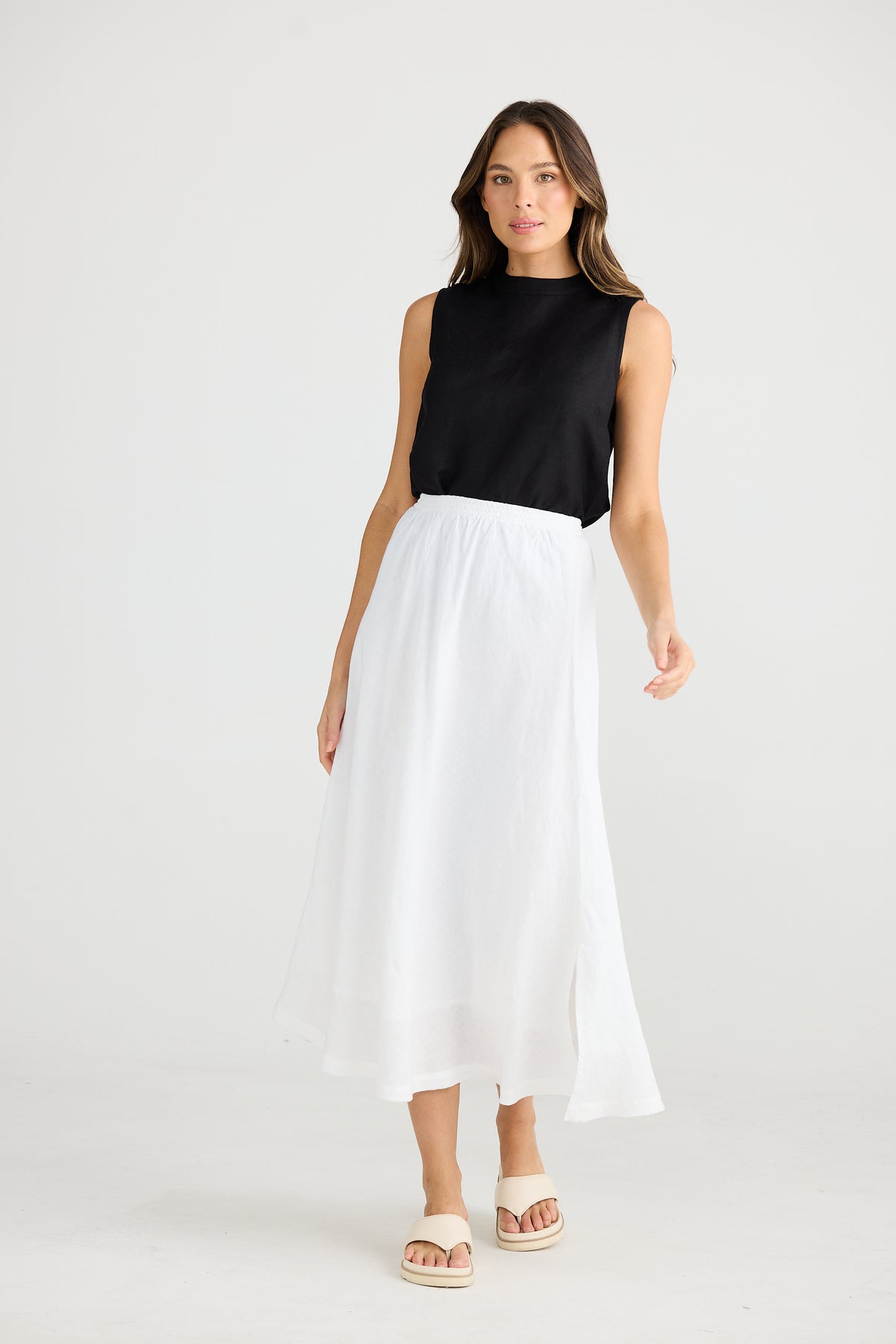 Sicily Linen Skirt