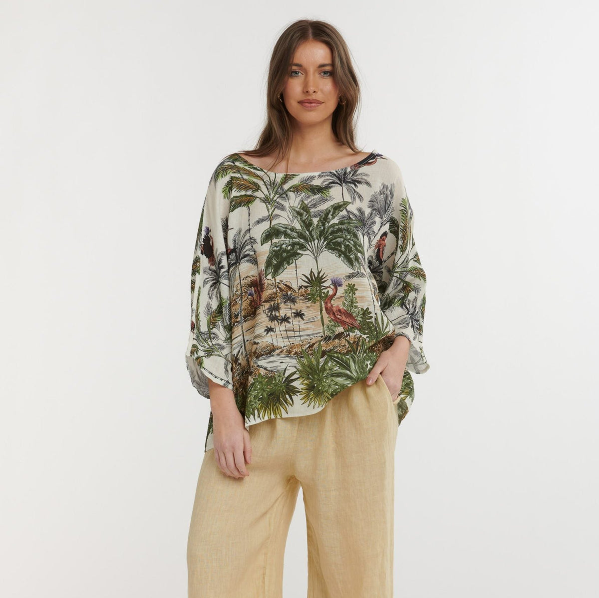 Birds &amp; Palms Top