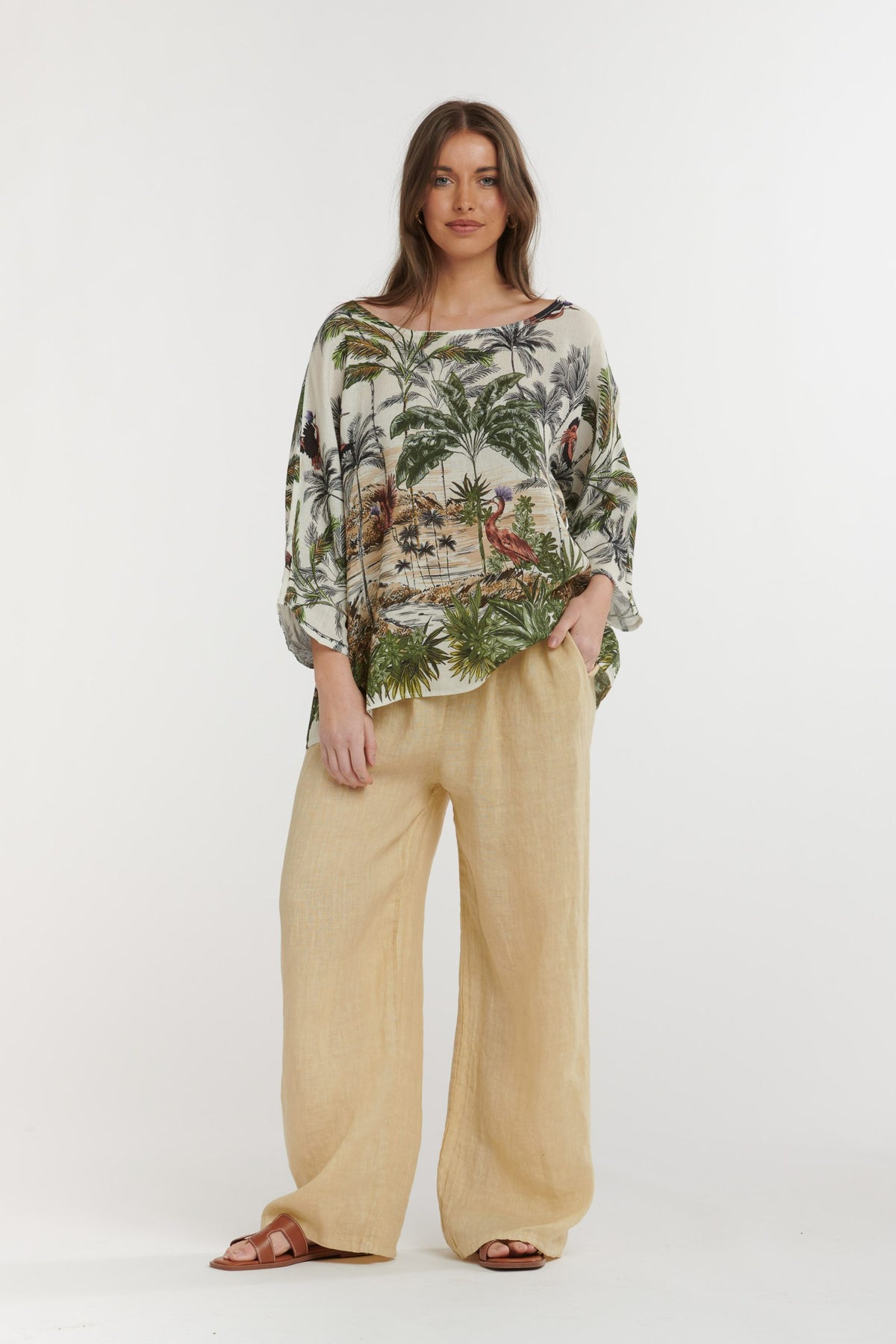 Birds &amp; Palms Top