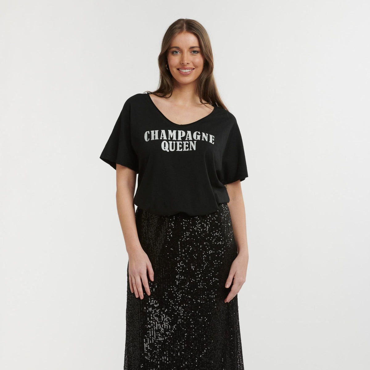 Champagne Queen Tee