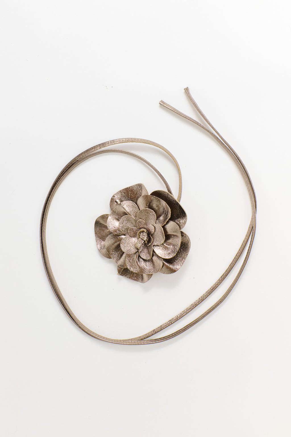 Flower Leather Belt