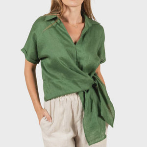 Baker Top SS- Green