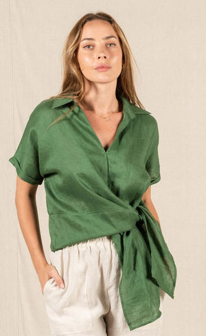 Baker Top SS- Green