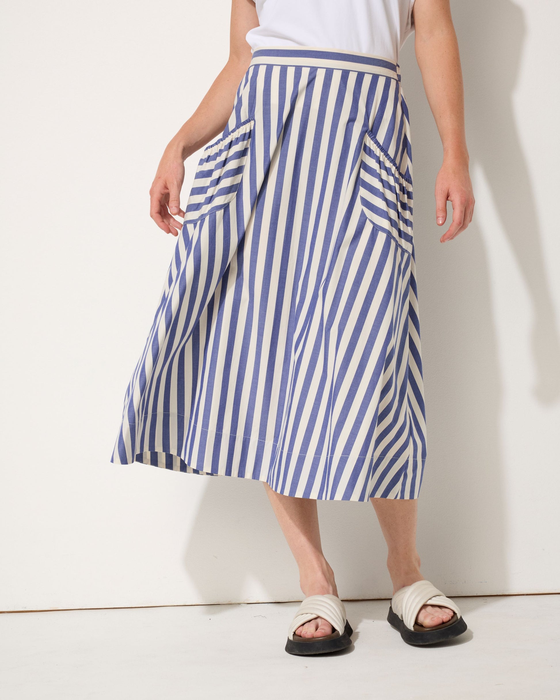 Diana Stripe Skirt