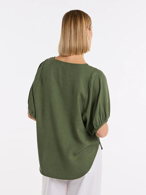 Circle Sleeve Top