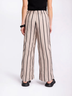 Wide Leg Stripe Pant