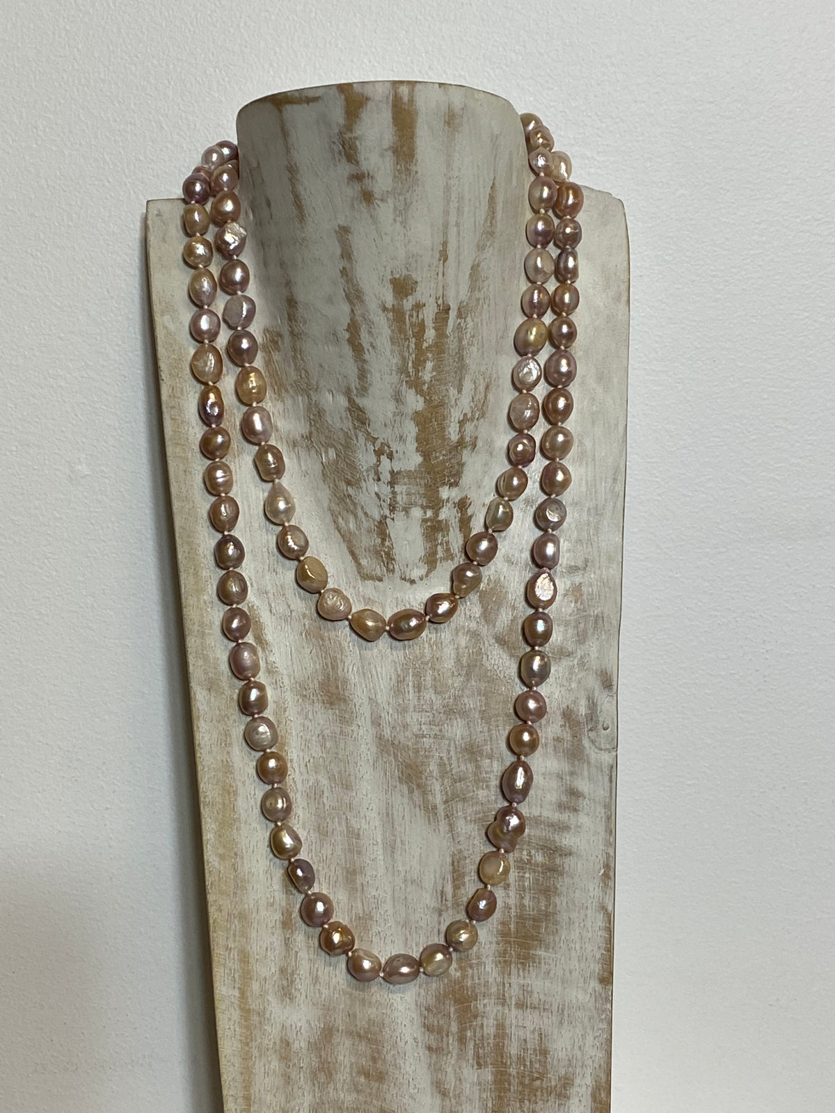 Gretal Pearl Necklace - Blush